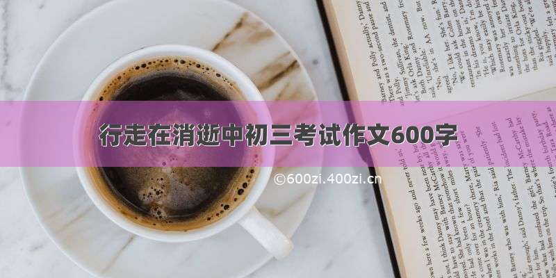 行走在消逝中初三考试作文600字