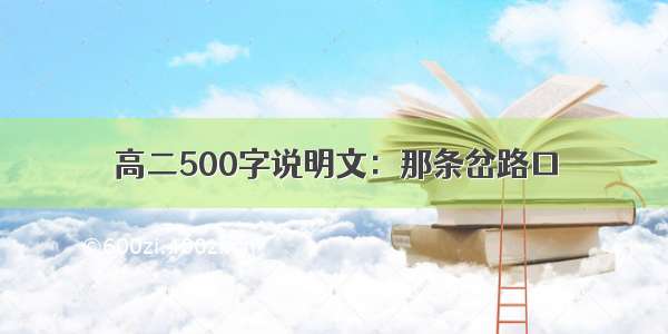 高二500字说明文：那条岔路口