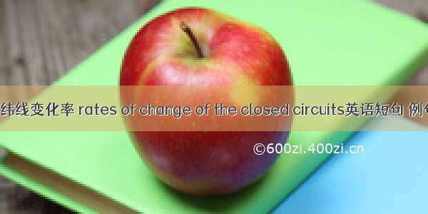 闭合环纬线变化率 rates of change of the closed circuits英语短句 例句大全