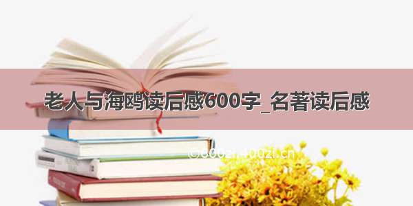 老人与海鸥读后感600字_名著读后感