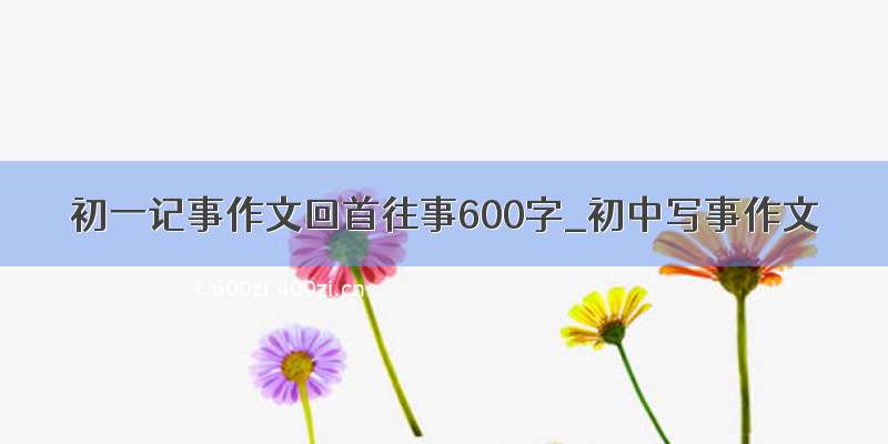 初一记事作文回首往事600字_初中写事作文