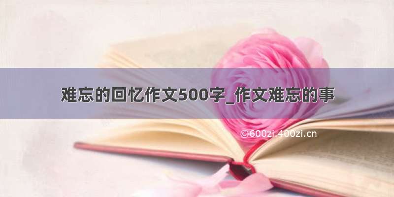 难忘的回忆作文500字_作文难忘的事