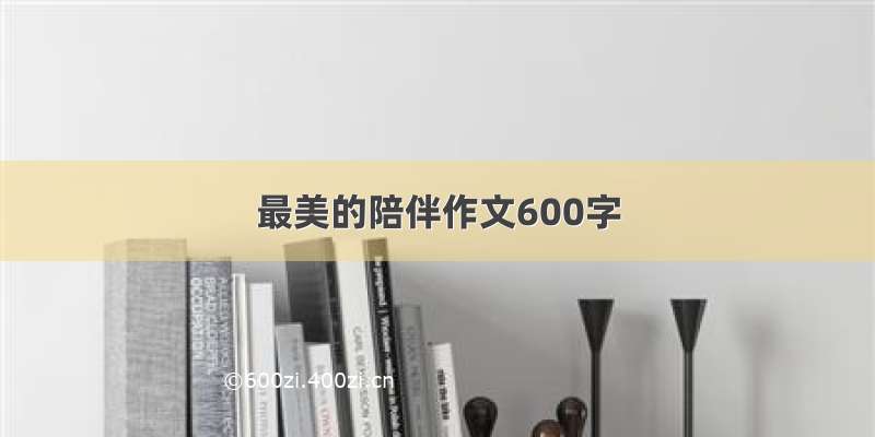 最美的陪伴作文600字