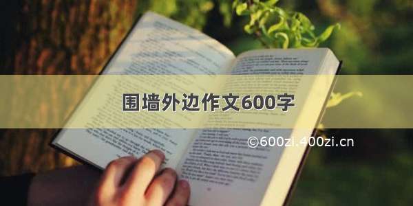 围墙外边作文600字