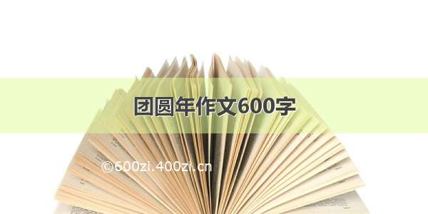 团圆年作文600字