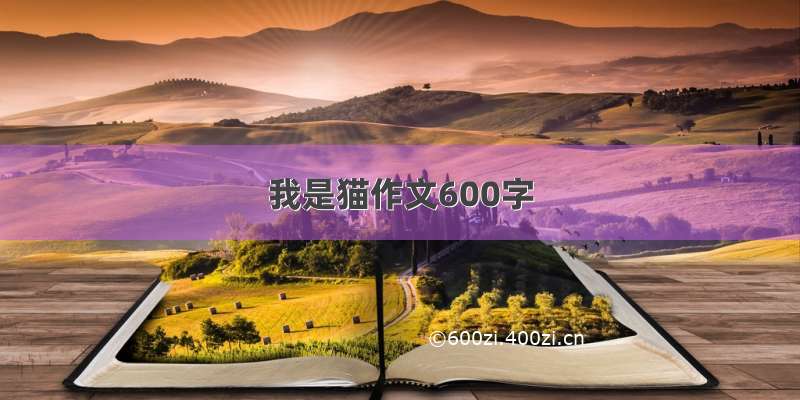 我是猫作文600字