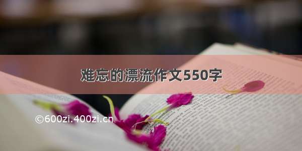 难忘的漂流作文550字