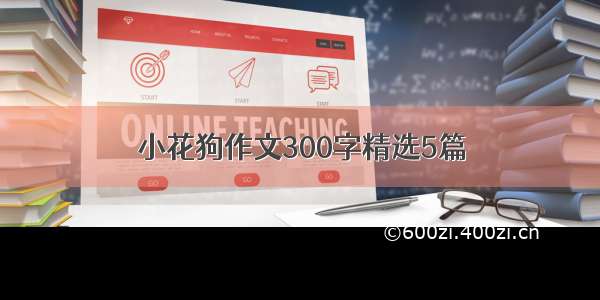 小花狗作文300字精选5篇