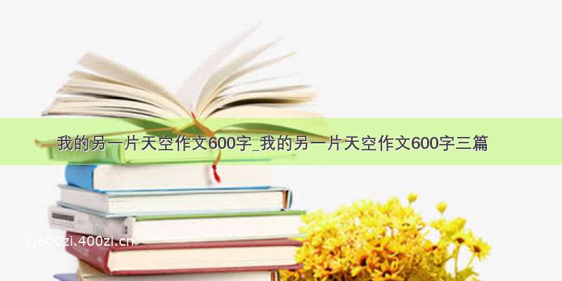 我的另一片天空作文600字_我的另一片天空作文600字三篇