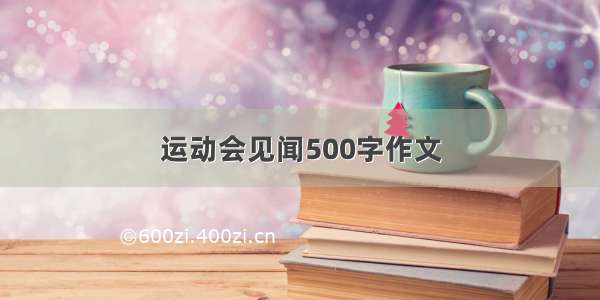 运动会见闻500字作文