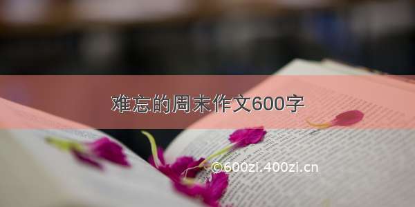 难忘的周末作文600字