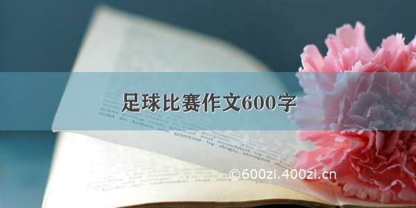 足球比赛作文600字