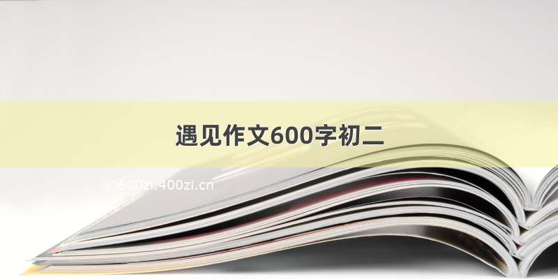 遇见作文600字初二