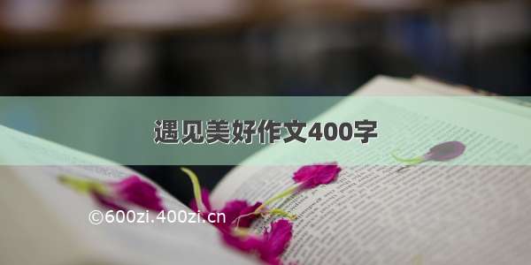 遇见美好作文400字