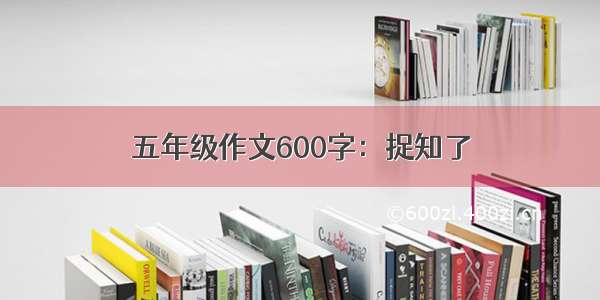 五年级作文600字：捉知了