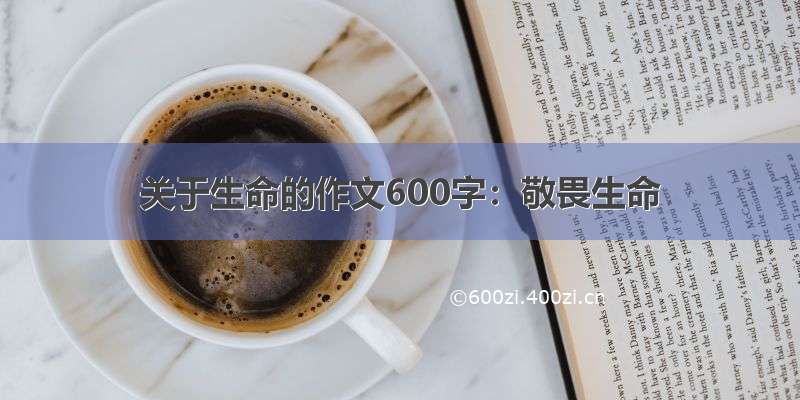 关于生命的作文600字：敬畏生命