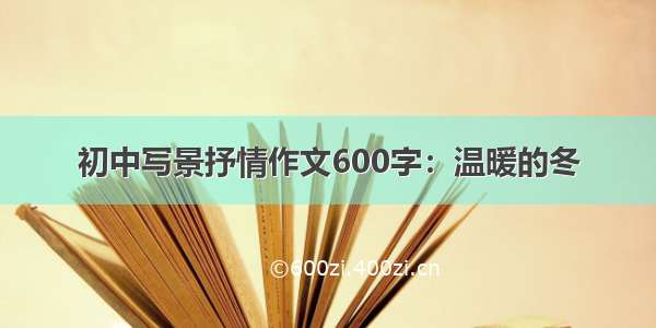 初中写景抒情作文600字：温暖的冬