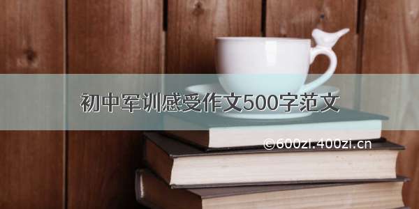 初中军训感受作文500字范文