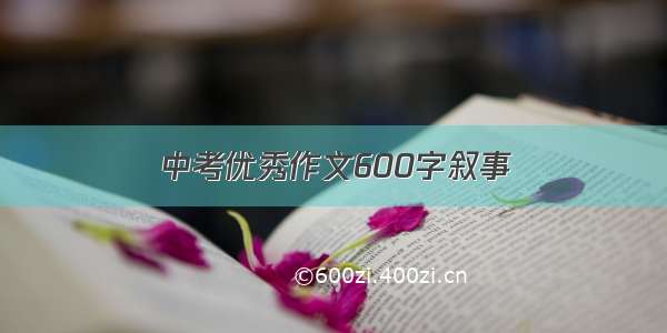 中考优秀作文600字叙事