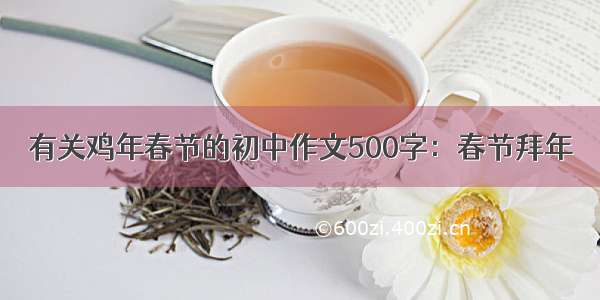 有关鸡年春节的初中作文500字：春节拜年