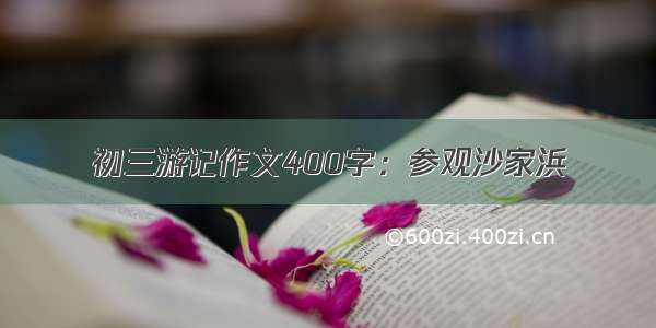 初三游记作文400字：参观沙家浜