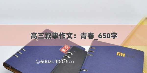 高三叙事作文：青春_650字