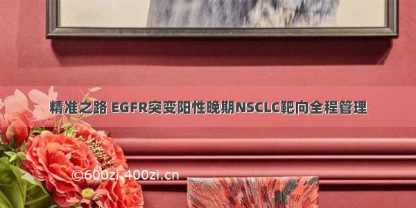 精准之路 EGFR突变阳性晚期NSCLC靶向全程管理