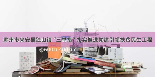 滁州市来安县独山镇“三举措”扎实推进党建引领扶贫民生工程