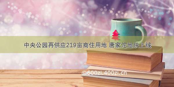 中央公园再供应219亩商住用地 唐家沱地块上线