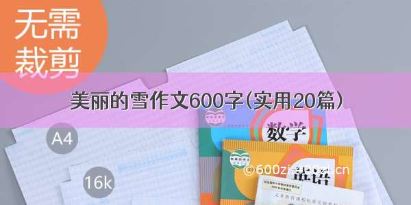 美丽的雪作文600字(实用20篇)