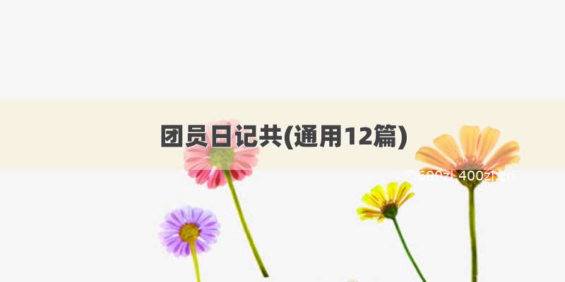 团员日记共(通用12篇)