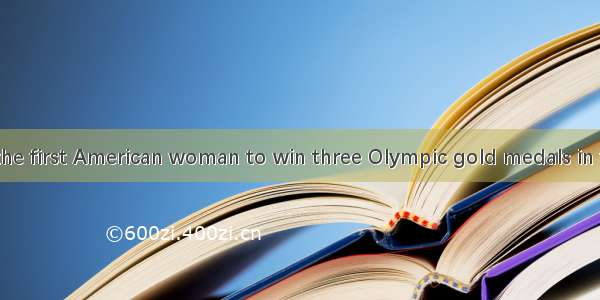 Wilma became the first American woman to win three Olympic gold medals in track   made her