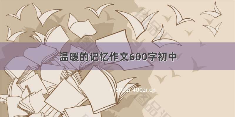 温暖的记忆作文600字初中