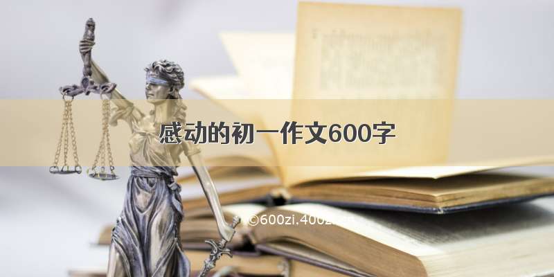 感动的初一作文600字