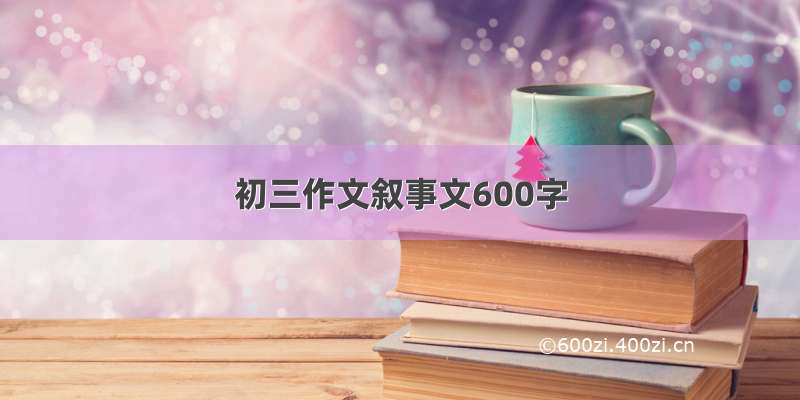 初三作文叙事文600字