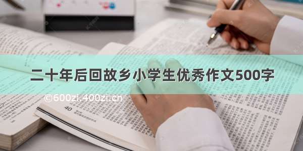 二十年后回故乡小学生优秀作文500字