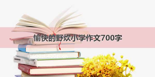 愉快的野炊小学作文700字