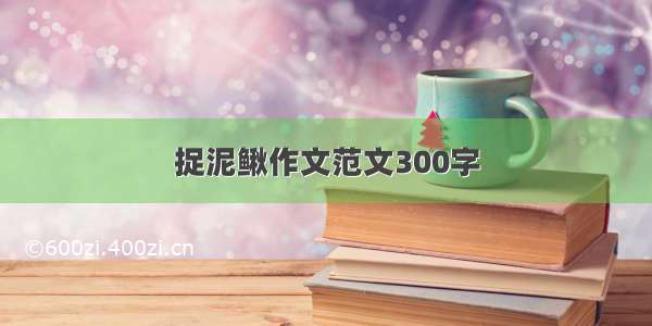 捉泥鳅作文范文300字